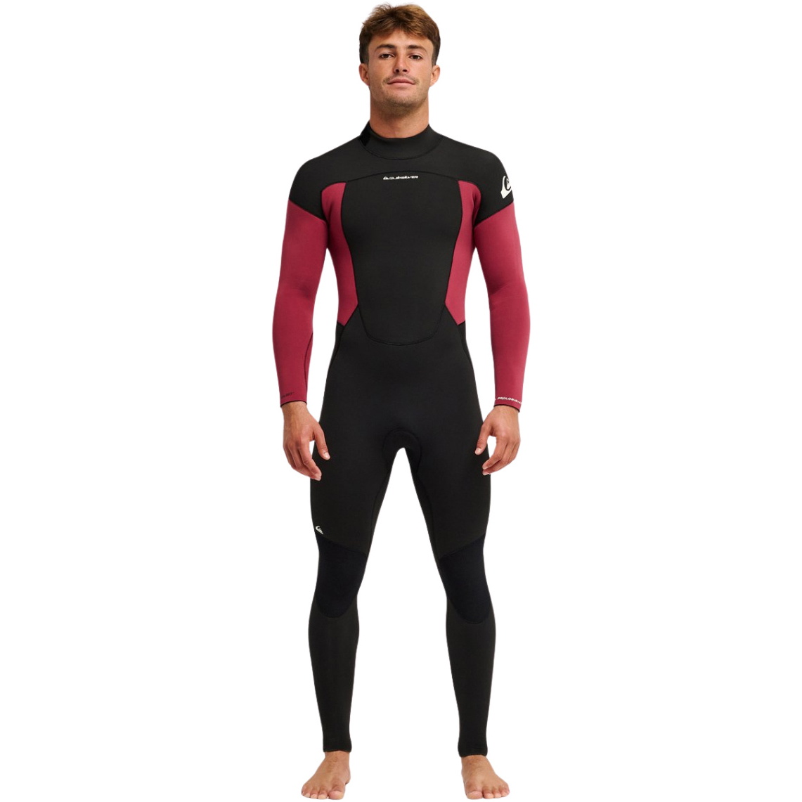 2026 Quiksilver Mens Prologue+ 4/3mm Back Zip Wetsuit 25AW213516 - Oxblood Red